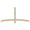 Ekena Millwork Bellingham Smooth Timber Gable Bracket, Douglas Fir, 72"W x 36"H x 3 1/2"D x 3 1/2"F, 12/12 Pitch GBW072X36X0404BEL00SDF - alternate 1